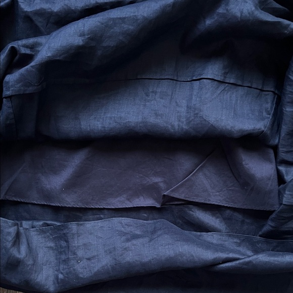 Theory Navy A-Line Skirt - Picture 7 of 9